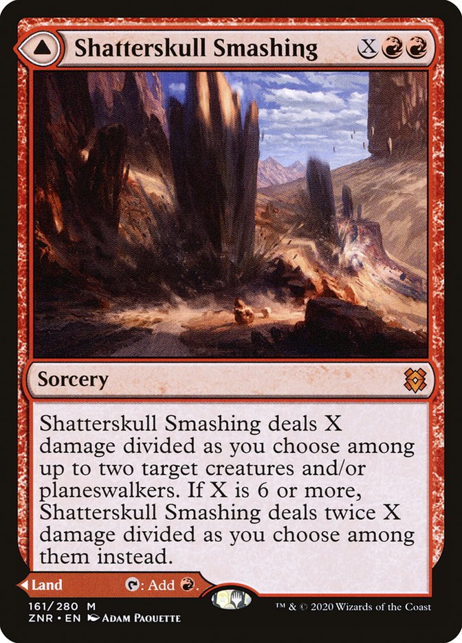 Shatterskull Smashing // Shatterskull, the Hammer Pass 161 (Zendikar Rising)  | Good Games Cannington