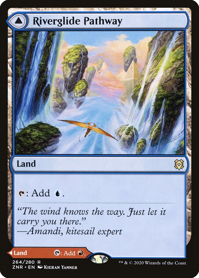 Riverglide Pathway // Lavaglide Pathway 264 (Zendikar Rising)  | Good Games Cannington