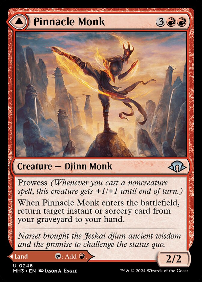 Pinnacle Monk // Mystic Peak 246 (Modern Horizons 3)  | Good Games Cannington