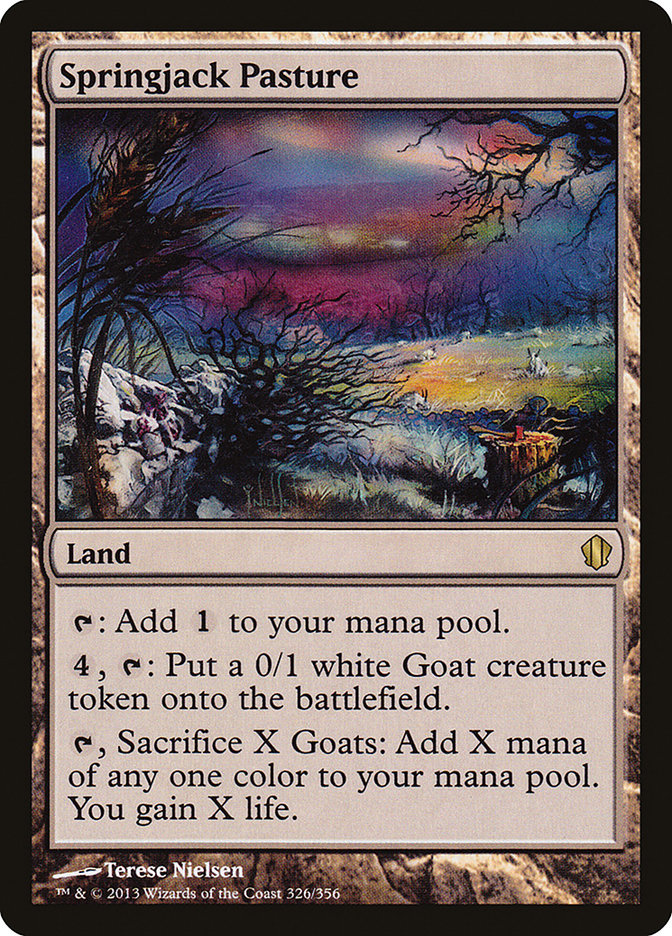 Springjack Pasture 326/356 (Commander 2013)  | Good Games Cannington