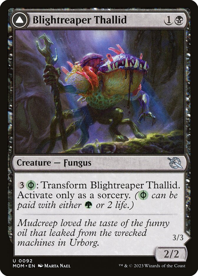 Blightreaper Thallid // Blightsower Thallid 92 (March of the Machine)  | Good Games Cannington