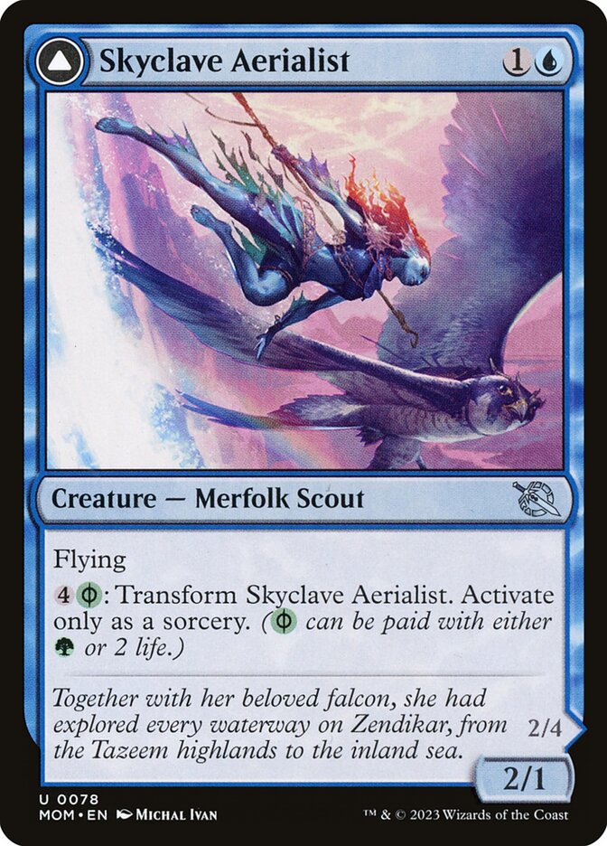 Skyclave Aerialist // Skyclave Invader 78 (March of the Machine)  - Foil | Good Games Cannington