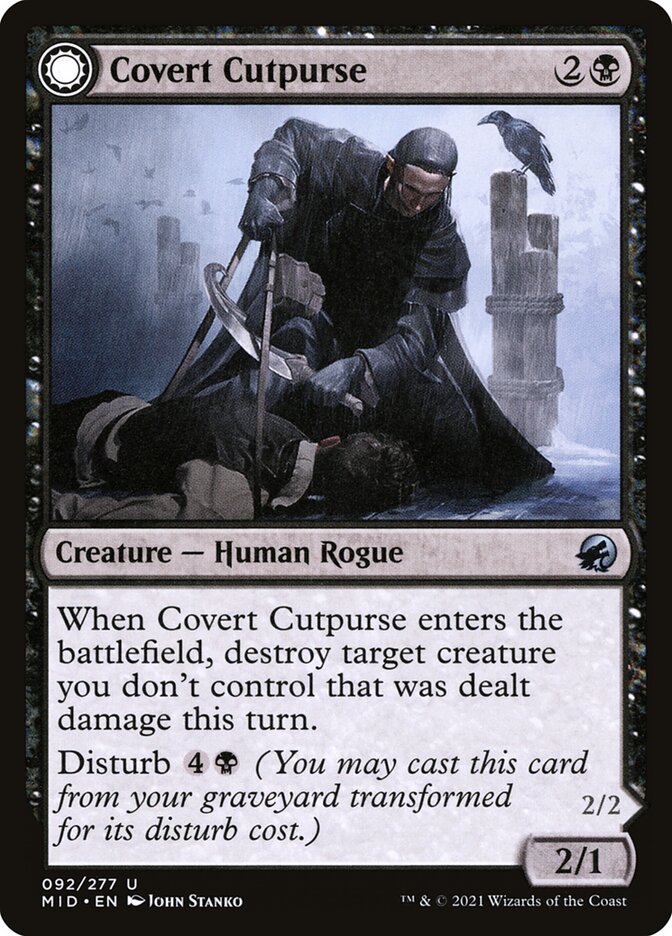 Covert Cutpurse // Covetous Geist 92 (Innistrad: Midnight Hunt)  | Good Games Cannington