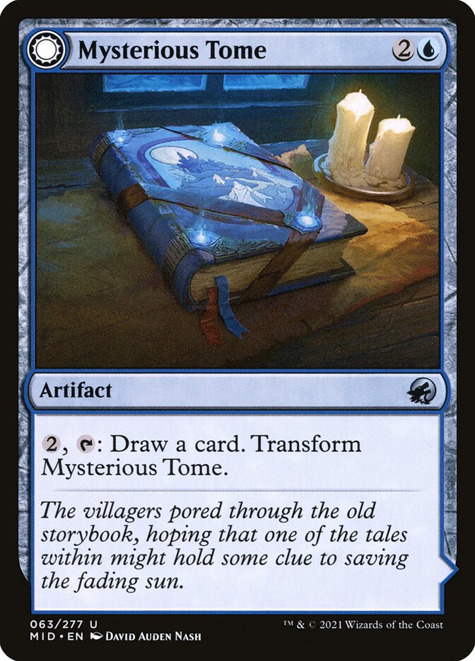 Mysterious Tome // Chilling Chronicle 63/277 (Innistrad: Midnight Hunt)  | Good Games Cannington