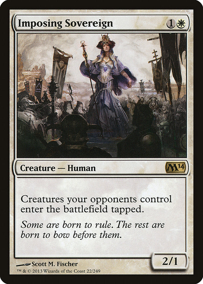 Imposing Sovereign 22 (Magic 2014 (M14))  | Good Games Cannington