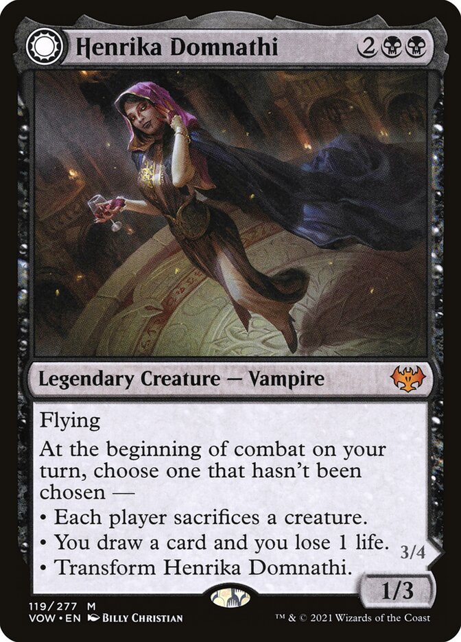 Henrika Domnathi // Henrika, Infernal Seer 119 (Innistrad: Crimson Vow)  | Good Games Cannington