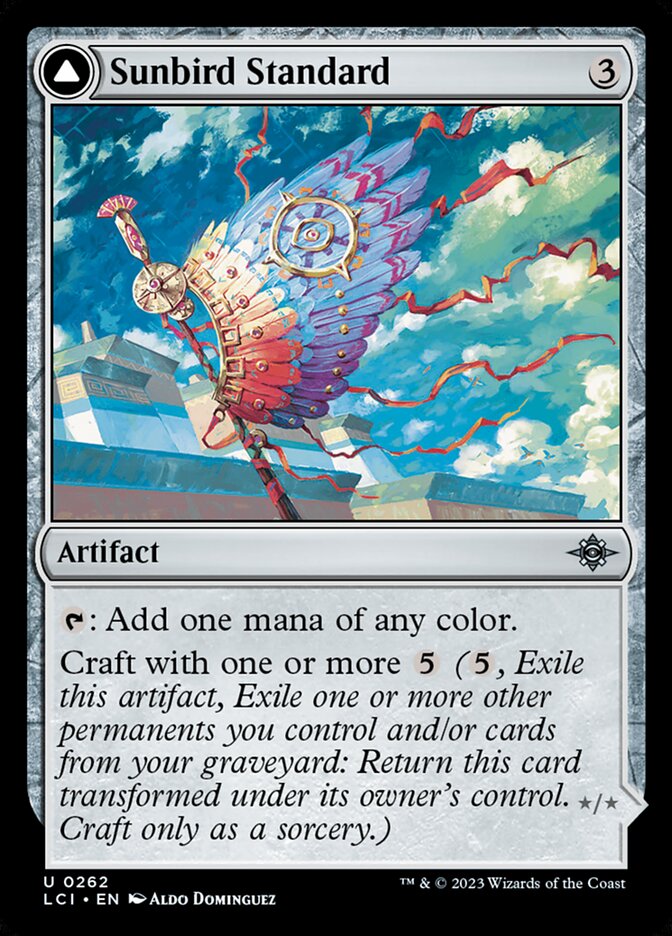 Sunbird Standard // Sunbird Effigy 262/291 (The Lost Caverns of Ixalan)  | Good Games Cannington