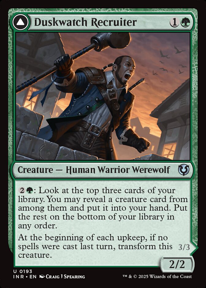 Duskwatch Recruiter // Krallenhorde Howler 193 (Innistrad Remastered)  | Good Games Cannington