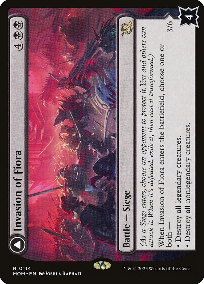 Invasion of Fiora // Marchesa, Resolute Monarch 114/291 (March of the Machine)  - Foil | Good Games Cannington