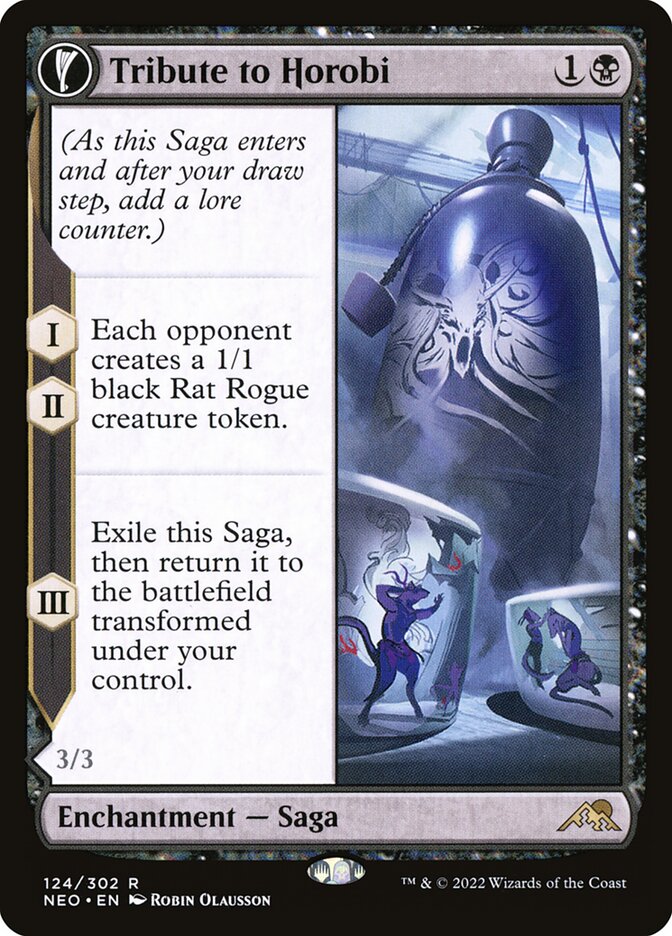 Tribute to Horobi // Echo of Death's Wail 124 (Kamigawa: Neon Dynasty)  - Foil | Good Games Cannington