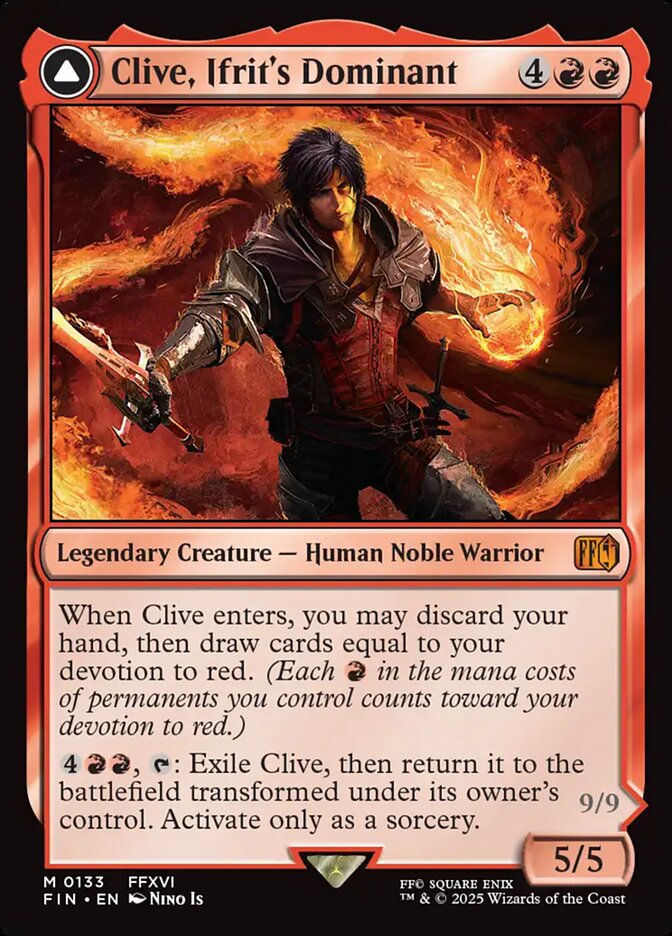 Clive, Ifrit's Dominant //  Ifrit, Warden of Inferno 133 (FINAL FANTASY)  | Good Games Cannington