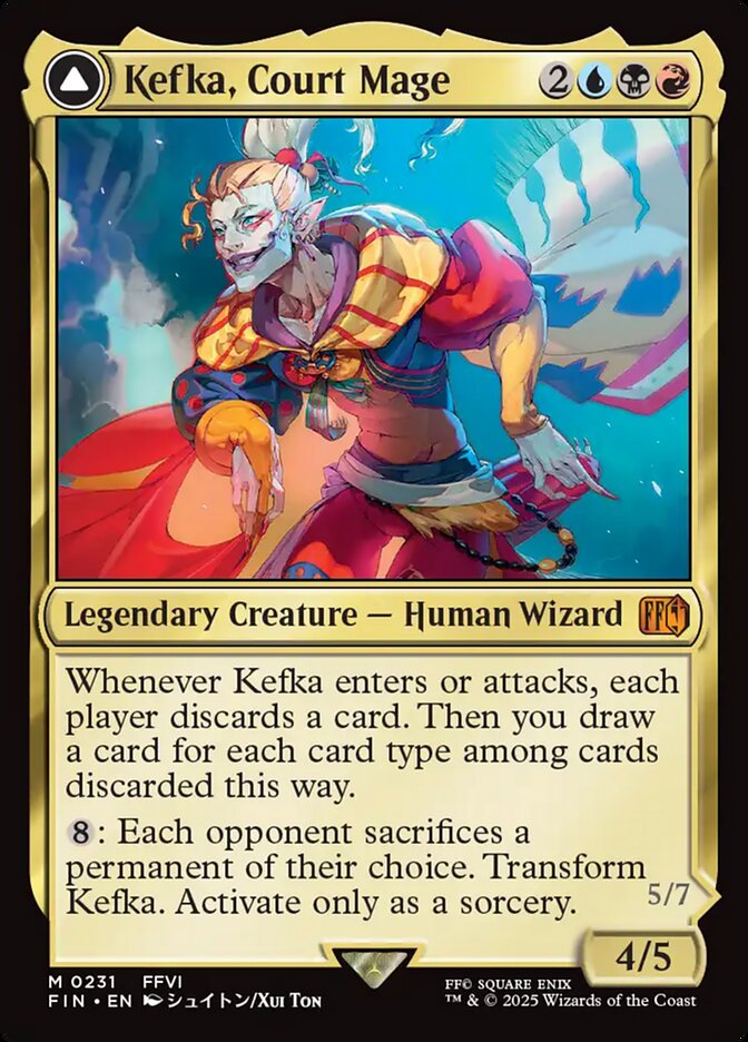 Kefka, Court Mage // Kefka, Ruler of Ruin 231/309 (FINAL FANTASY)  | Good Games Cannington
