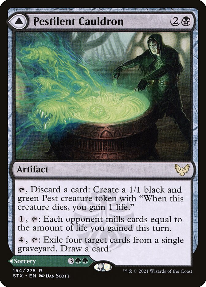 Pestilent Cauldron // Restorative Burst 154/275 (Strixhaven: School of Mages)  | Good Games Cannington