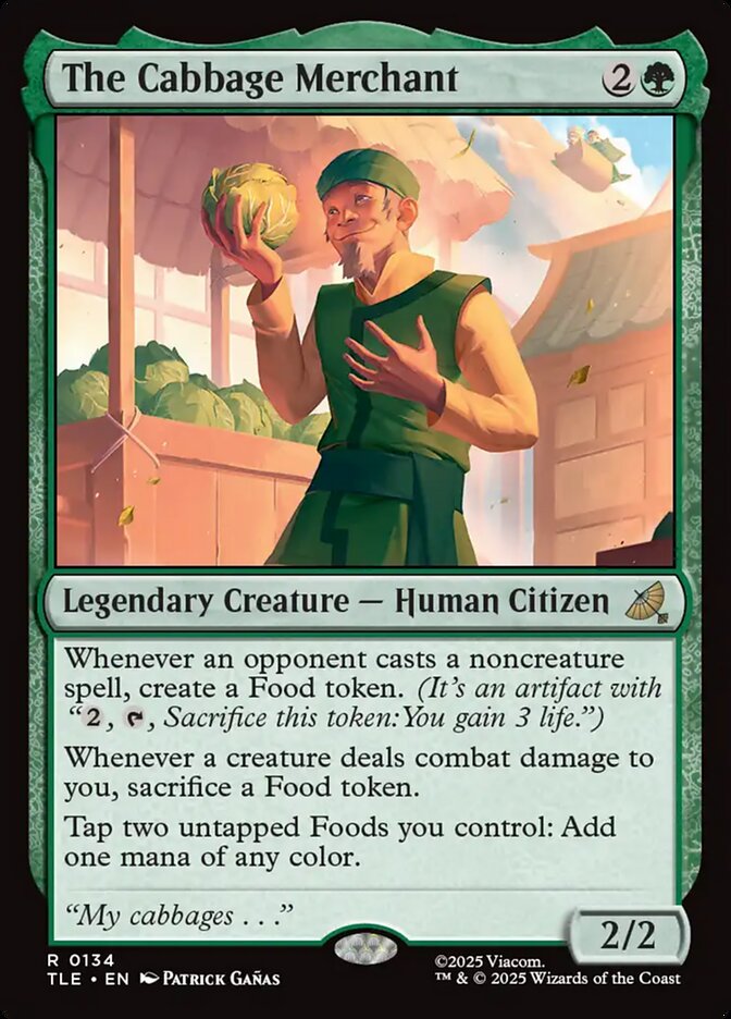 The Cabbage Merchant 134 (Avatar: The Last Airbender: Eternal-Legal)  - Foil | Good Games Cannington
