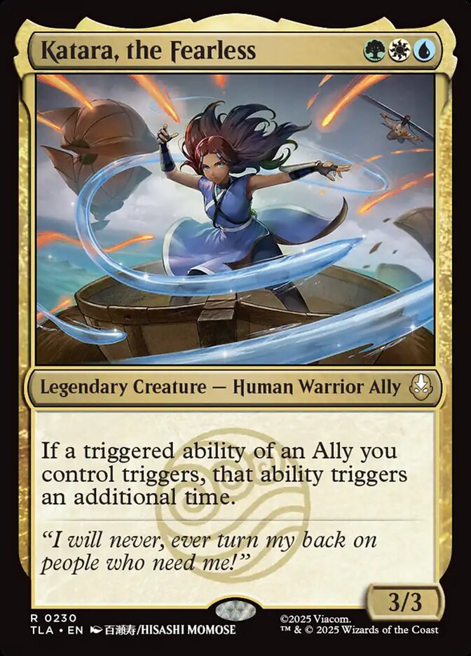 Katara, the Fearless 230 (Avatar: The Last Airbender)  - Foil | Good Games Cannington