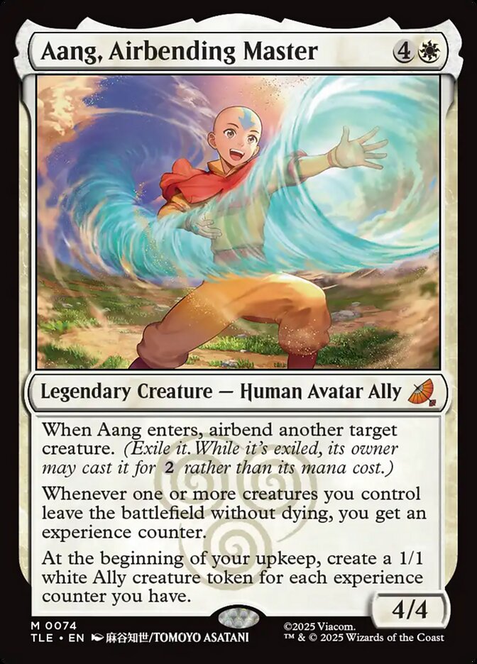 Aang Airbending Master 74 (Avatar: The Last Airbender: Eternal-Legal)  - Foil | Good Games Cannington