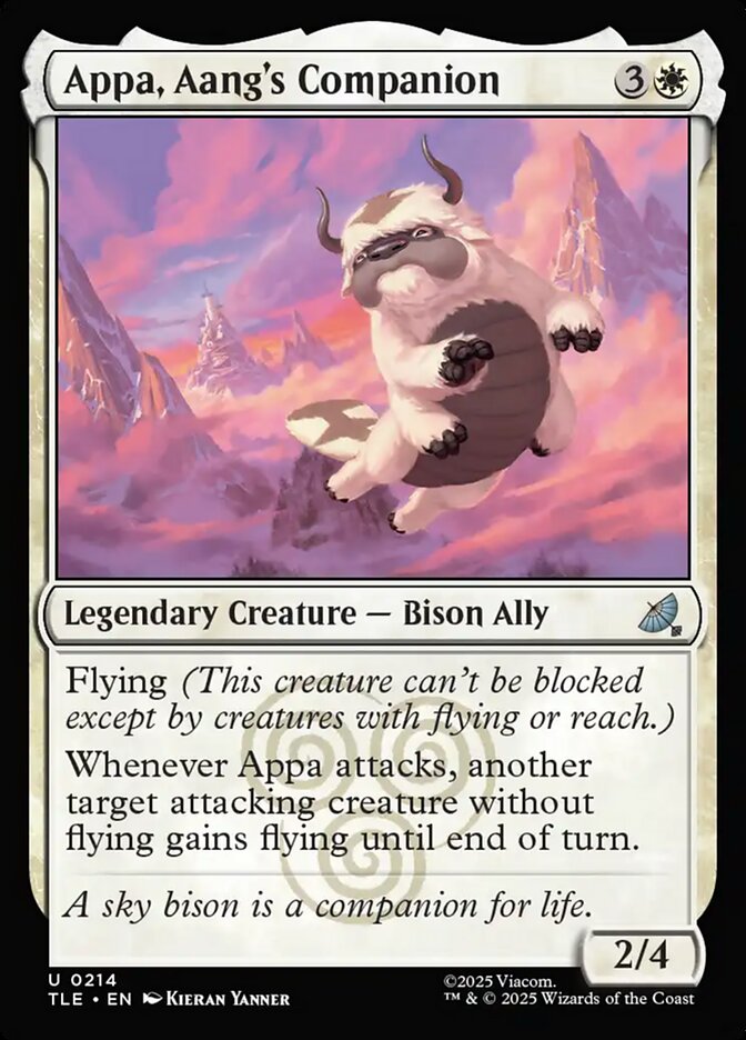 Appa, Aang's Companion 214/317 (Avatar: The Last Airbender: Eternal-Legal)  - Foil | Good Games Cannington