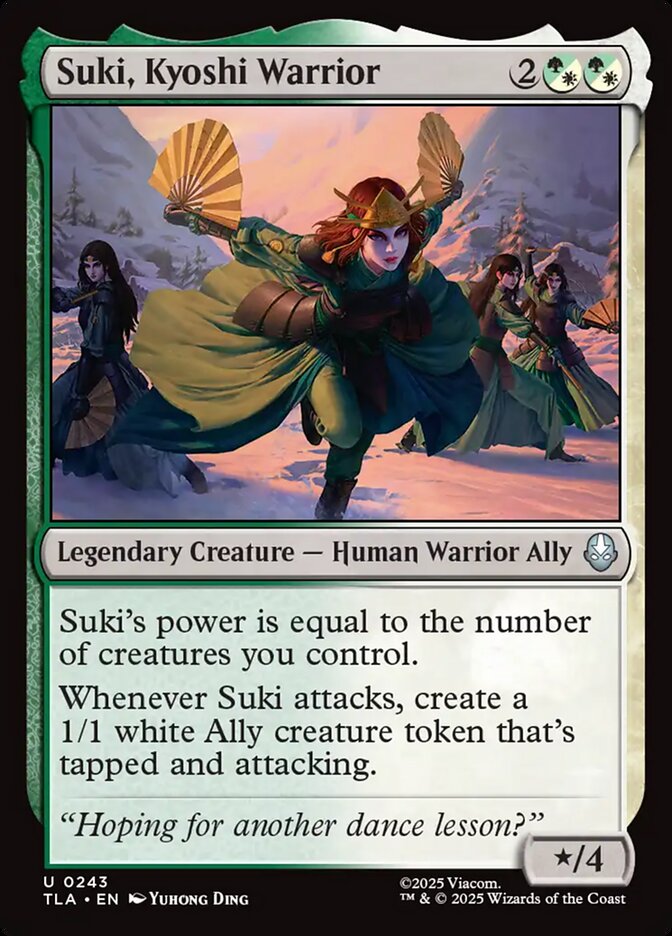 Suki, Kyoshi Warrior 243 (Avatar: The Last Airbender)  - Foil | Good Games Cannington