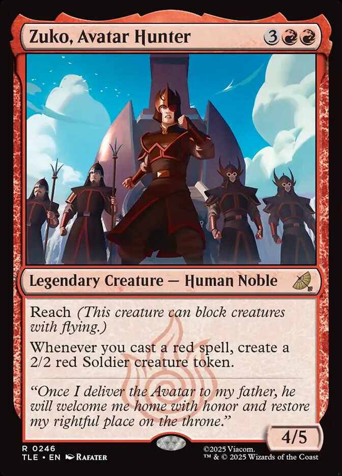 Zuko, Avatar Hunter 246 (Avatar: The Last Airbender: Eternal-Legal)  - Foil | Good Games Cannington