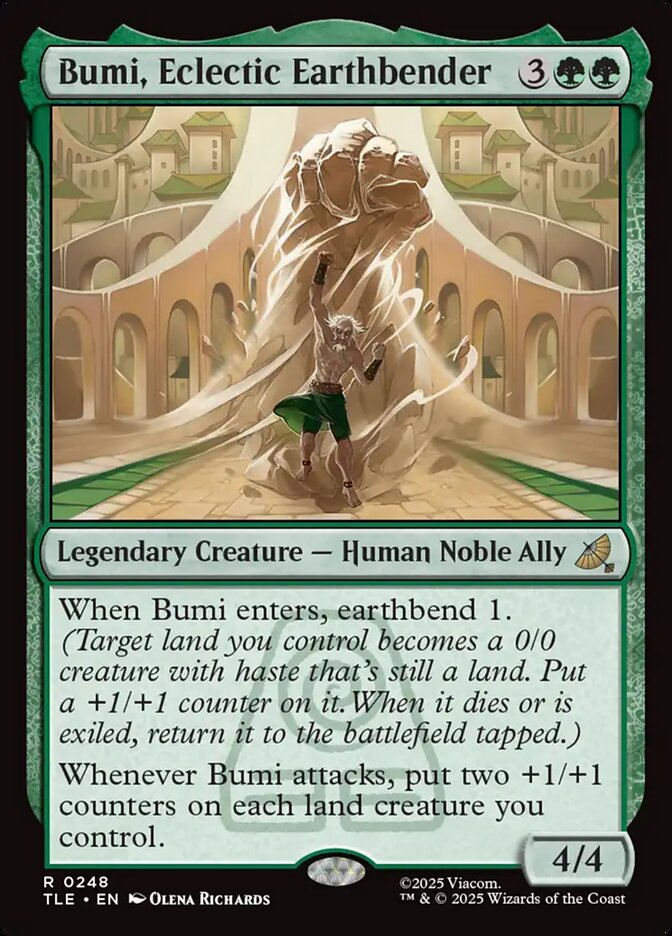 Bumi, Eclectic Earthbender 248 (Avatar: The Last Airbender: Eternal-Legal)  - Foil | Good Games Cannington