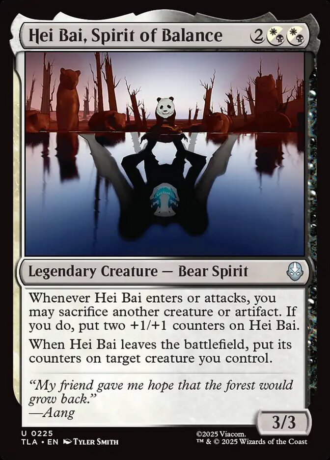 Hei Bai, Spirit of Balance 225/286 (Avatar: The Last Airbender)  | Good Games Cannington