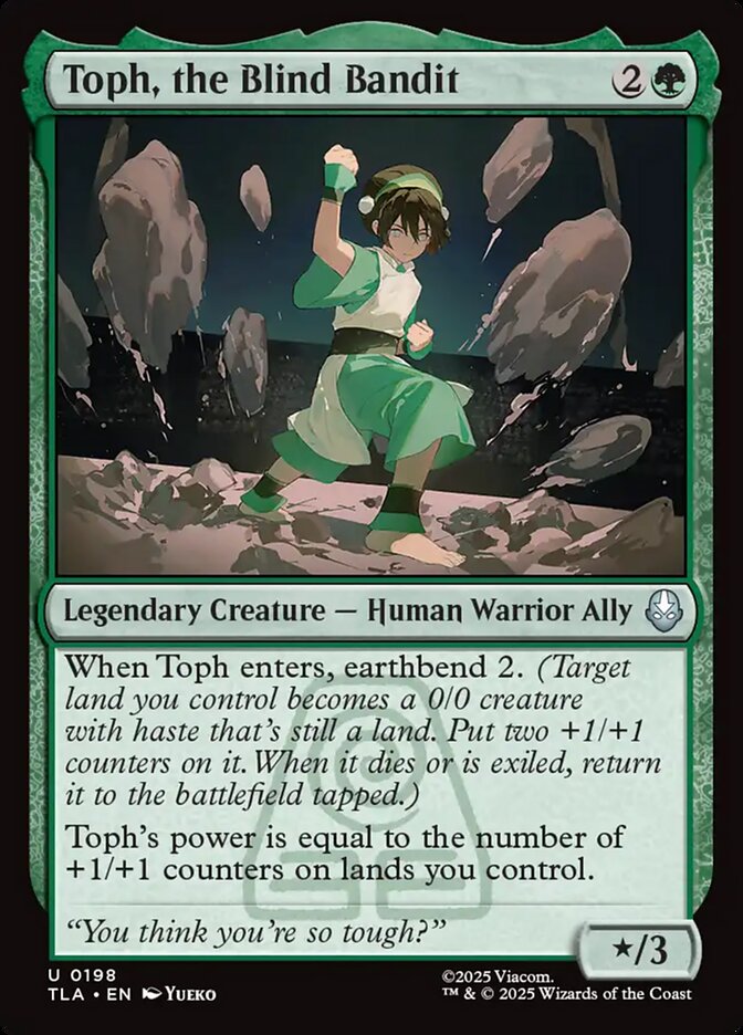 Toph, the Blind Bandit 198 (Avatar: The Last Airbender)  | Good Games Cannington