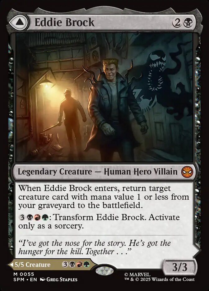 Eddie Brock 55 (Marvel's Spider-Man)  - Foil | Good Games Cannington