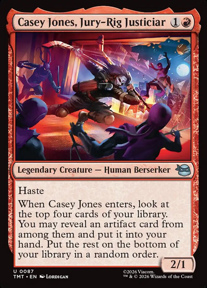 Casey Jones, Jury-Rig Justiciar 87 (Teenage Mutant Ninja Turtles)  | Good Games Cannington