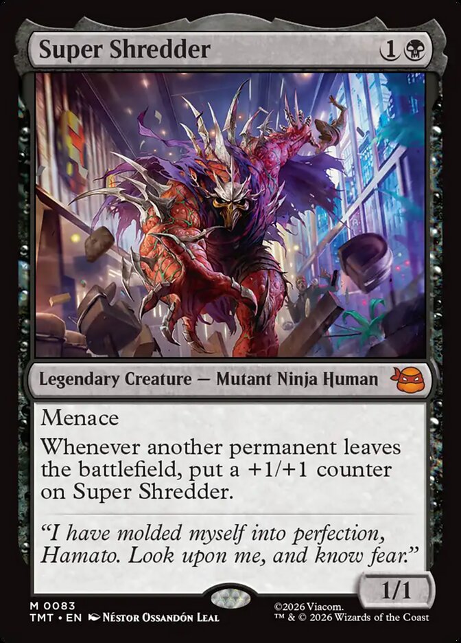 Super Shredder 83/190 (Teenage Mutant Ninja Turtles)  - Foil | Good Games Cannington