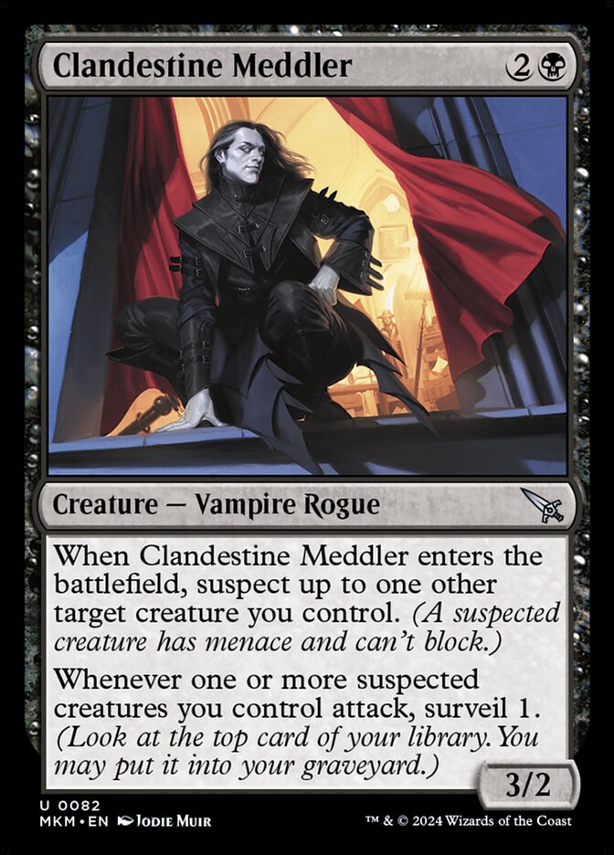 Clandestine Meddler 82/286 (Murders at Karlov Manor)  - Foil | Good Games Cannington