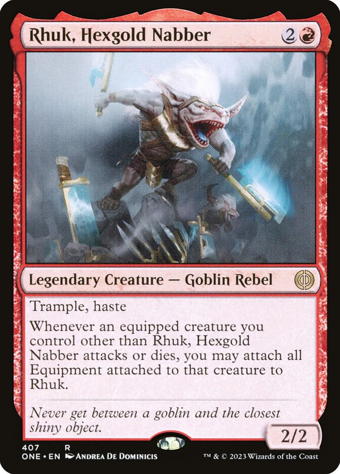 Rhuk, Hexgold Nabber 407/271 (Phyrexia: All Will Be One)  | Good Games Cannington