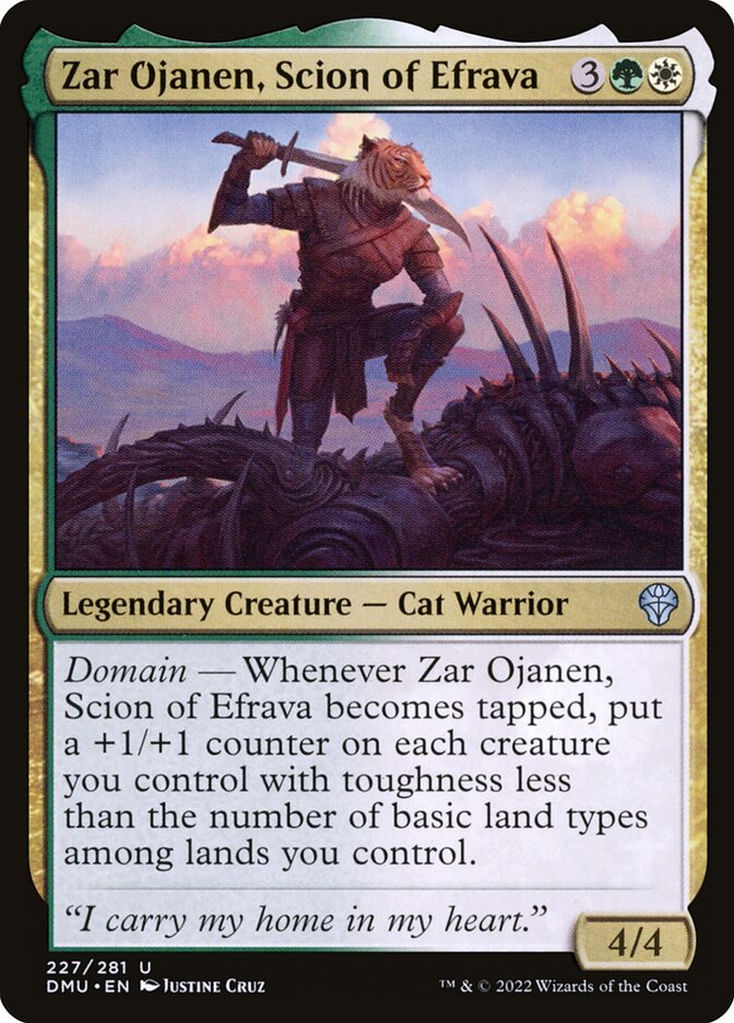Zar Ojanen, Scion of Efrava 227 (Dominaria United)  - Foil | Good Games Cannington