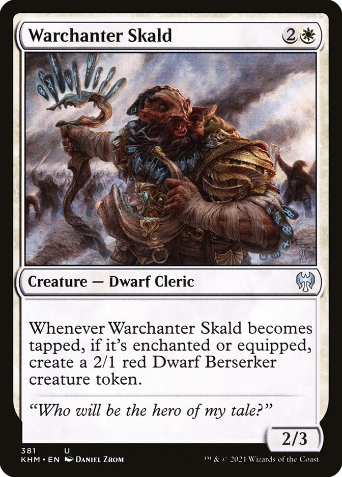 Warchanter Skald 381 (Kaldheim)  | Good Games Cannington