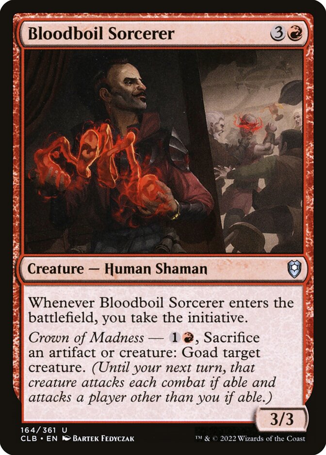 Bloodboil Sorcerer 164 (Commander Legends: Battle for Baldur's Gate)  | Good Games Cannington