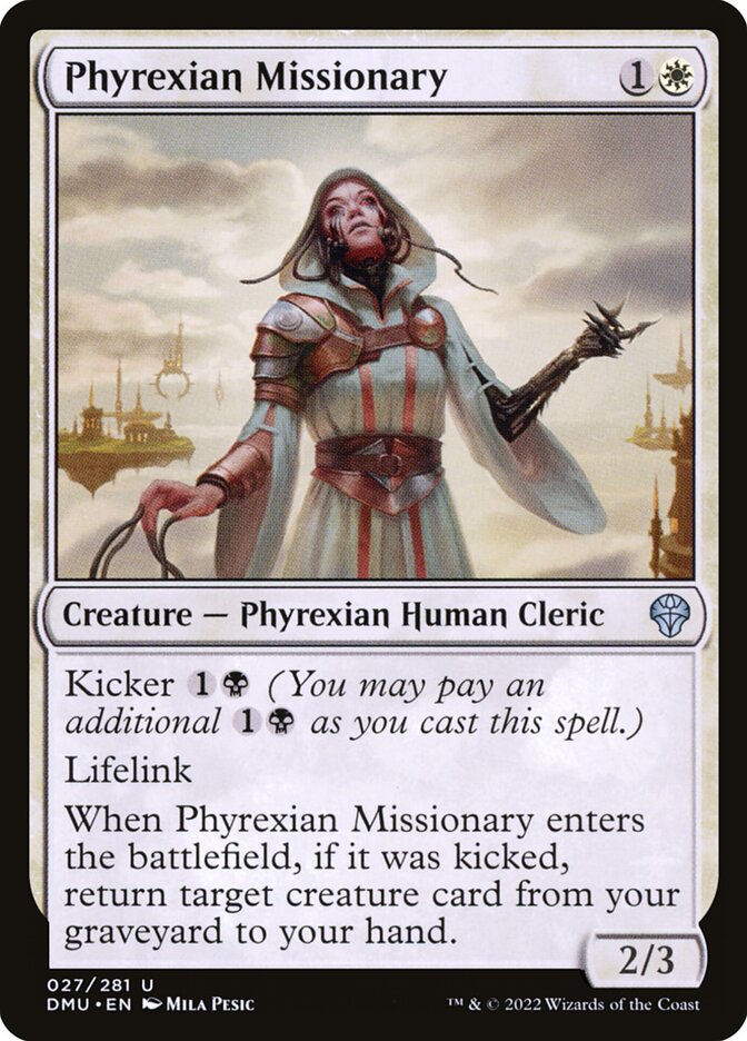 Phyrexian Missionary 27/281 (Dominaria United)  - Foil | Good Games Cannington