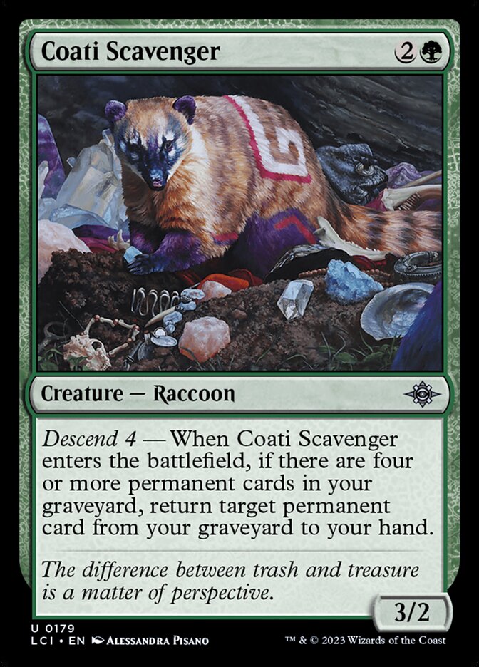 Coati Scavenger 179 (The Lost Caverns of Ixalan)  | Good Games Cannington
