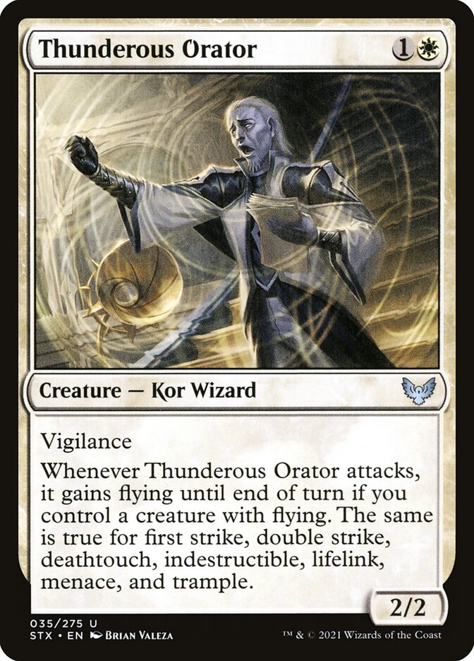 Thunderous Orator 35 (Strixhaven: School of Mages)  | Good Games Cannington