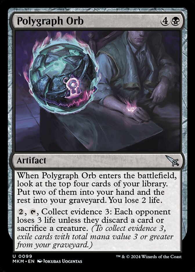 Polygraph Orb 99/286 (Murders at Karlov Manor)  - Foil | Good Games Cannington