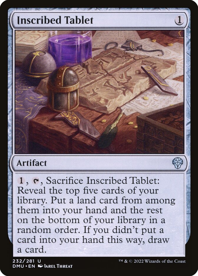 Inscribed Tablet 232/281 (Dominaria United)  - Foil | Good Games Cannington