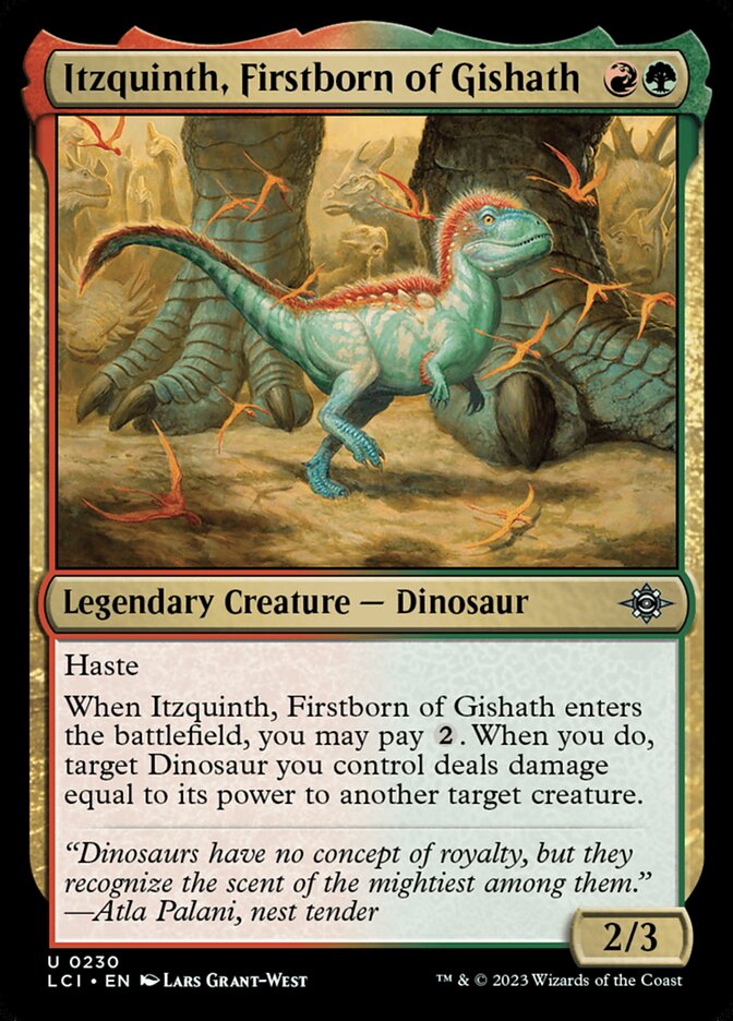 Itzquinth, Firstborn of Gishath 230/291 (The Lost Caverns of Ixalan)  | Good Games Cannington