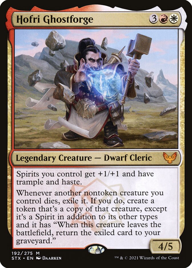 Hofri Ghostforge 192/275 (Strixhaven: School of Mages)  - Foil | Good Games Cannington