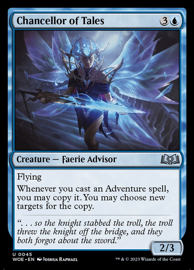Chancellor of Tales 45 (Wilds of Eldraine)  - Foil | Good Games Cannington