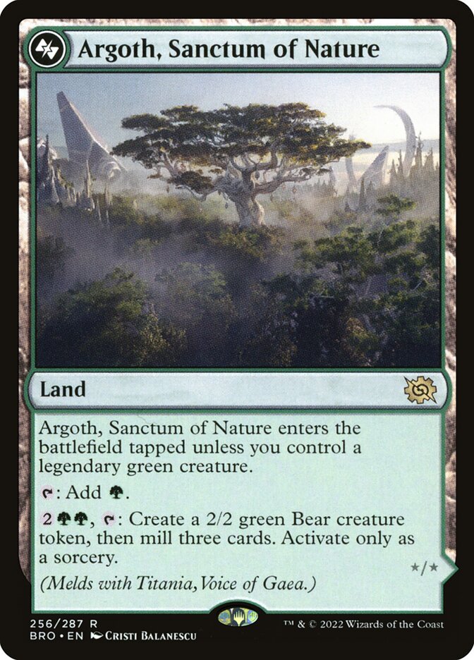 Argoth Sanctum of Nature 256 (The Brothers' War)  - Foil | Good Games Cannington
