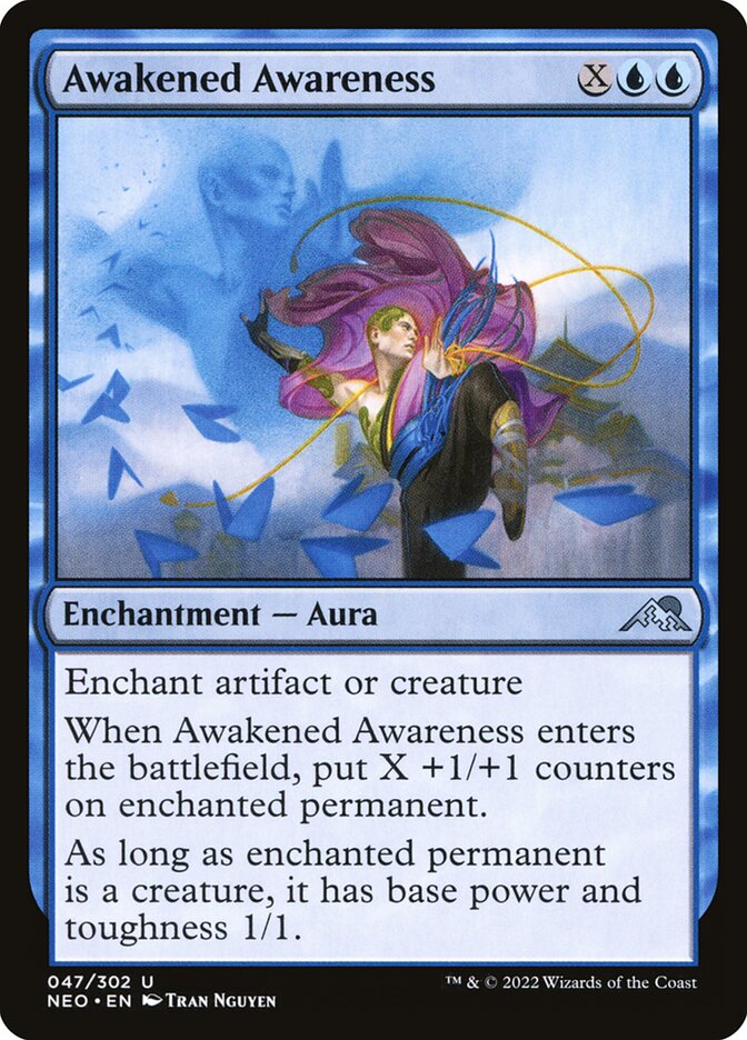 Awakened Awareness 47/302 (Kamigawa: Neon Dynasty)  | Good Games Cannington