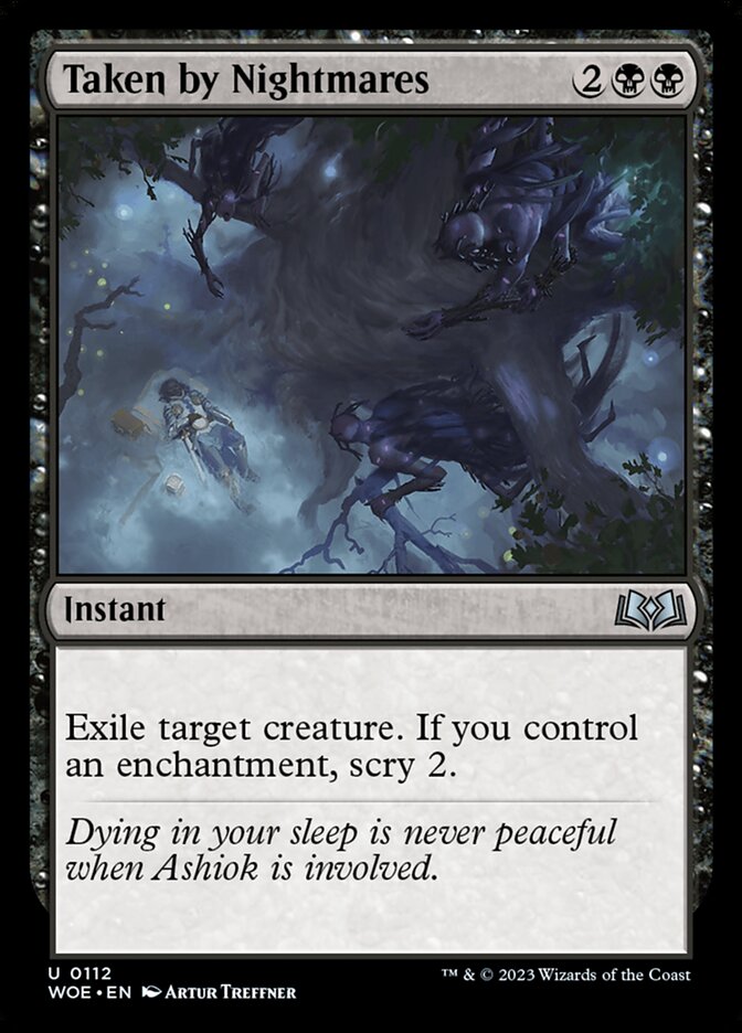 Taken by Nightmares 112 (Wilds of Eldraine)  - Foil | Good Games Cannington