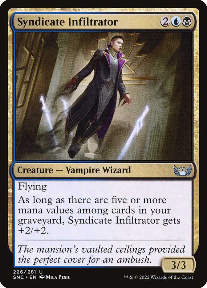 Syndicate Infiltrator 226/281 (Streets of New Capenna)  - Foil | Good Games Cannington