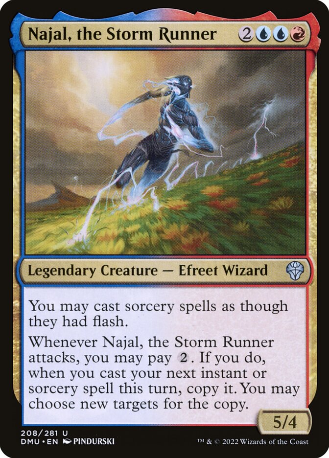 Najal, the Storm Runner 208 (Dominaria United)  - Foil | Good Games Cannington