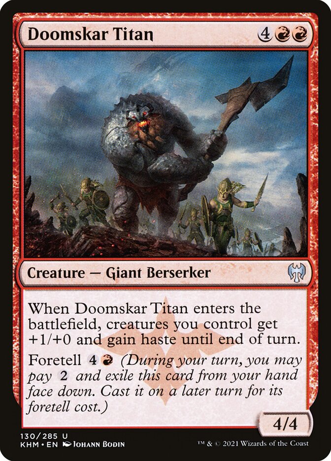 Doomskar Titan 130/285 (Kaldheim)  | Good Games Cannington