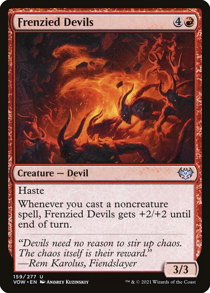 Frenzied Devils 159 (Innistrad: Crimson Vow)  | Good Games Cannington