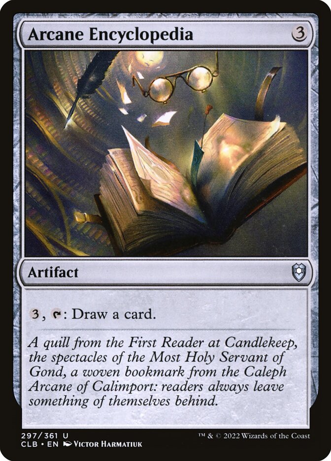 Arcane Encyclopedia 297 (Commander Legends: Battle for Baldur's Gate)  | Good Games Cannington